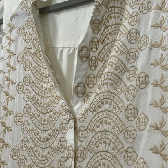 Tiny from Anthropology Embroidered Tank Top (S) (NWOT) - Picture 2 of 3